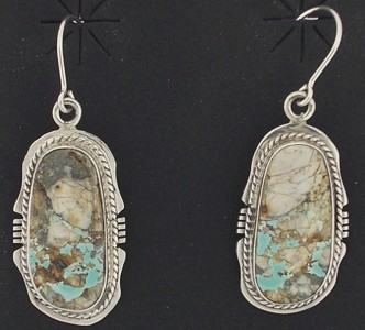 Boulder Turquoise Royston Silver Earrings Southwest S