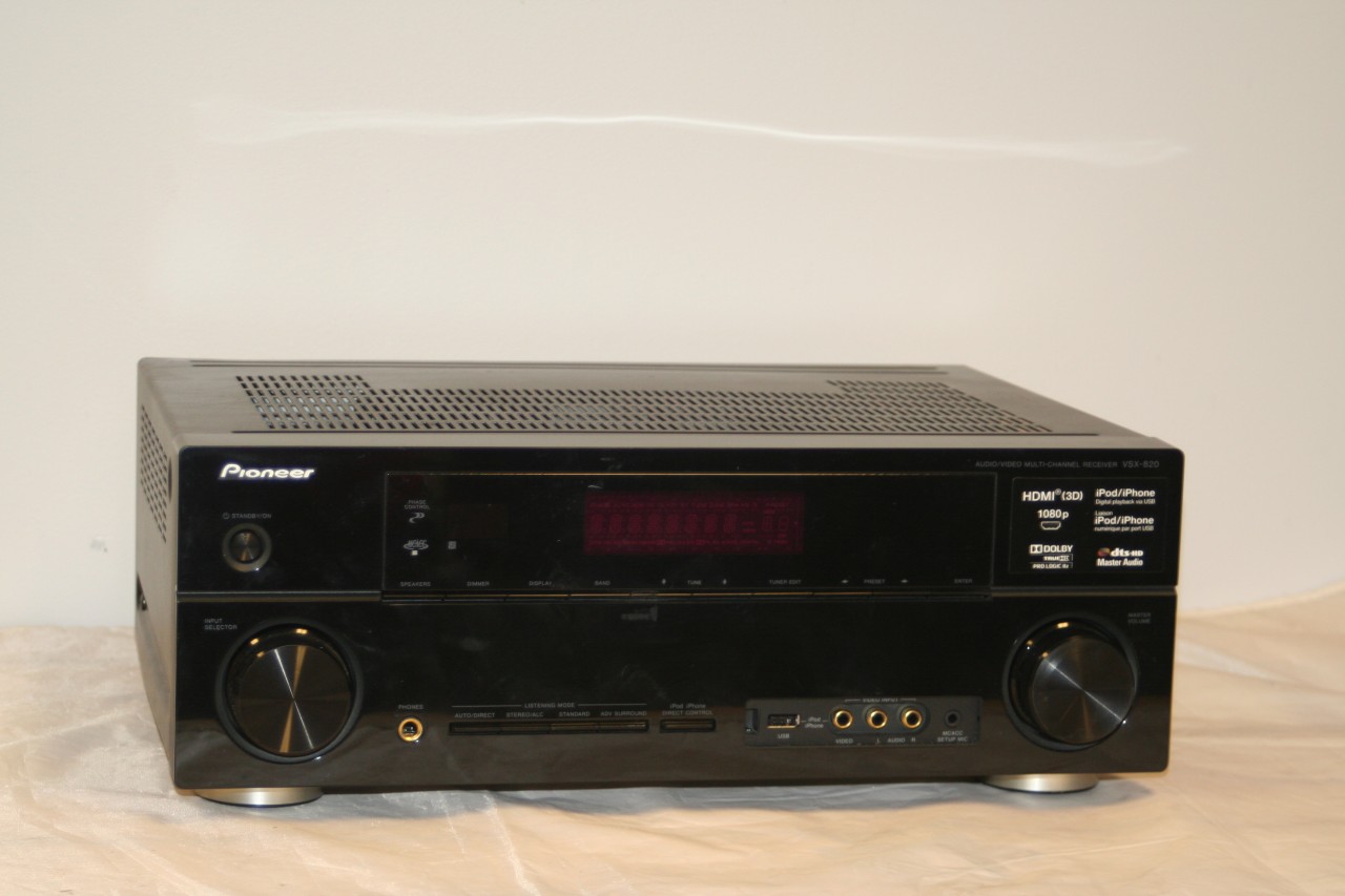 Pioneer VSX 820K 5.1 Channel 3D Ready A/V Home Thea MultiChannel