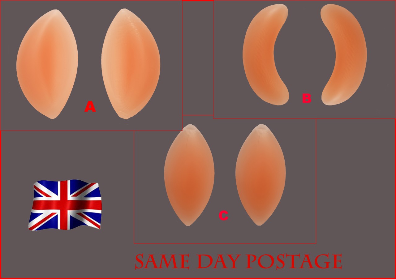 Breast Enhancers Chicken Fillets Bra inserts 3 Types. Top Quality 100 Silicone eBay