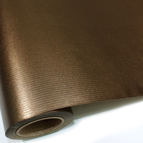 Gold Brown BULK Gift Ream Roll Wrapping Paper 65ft 20M
