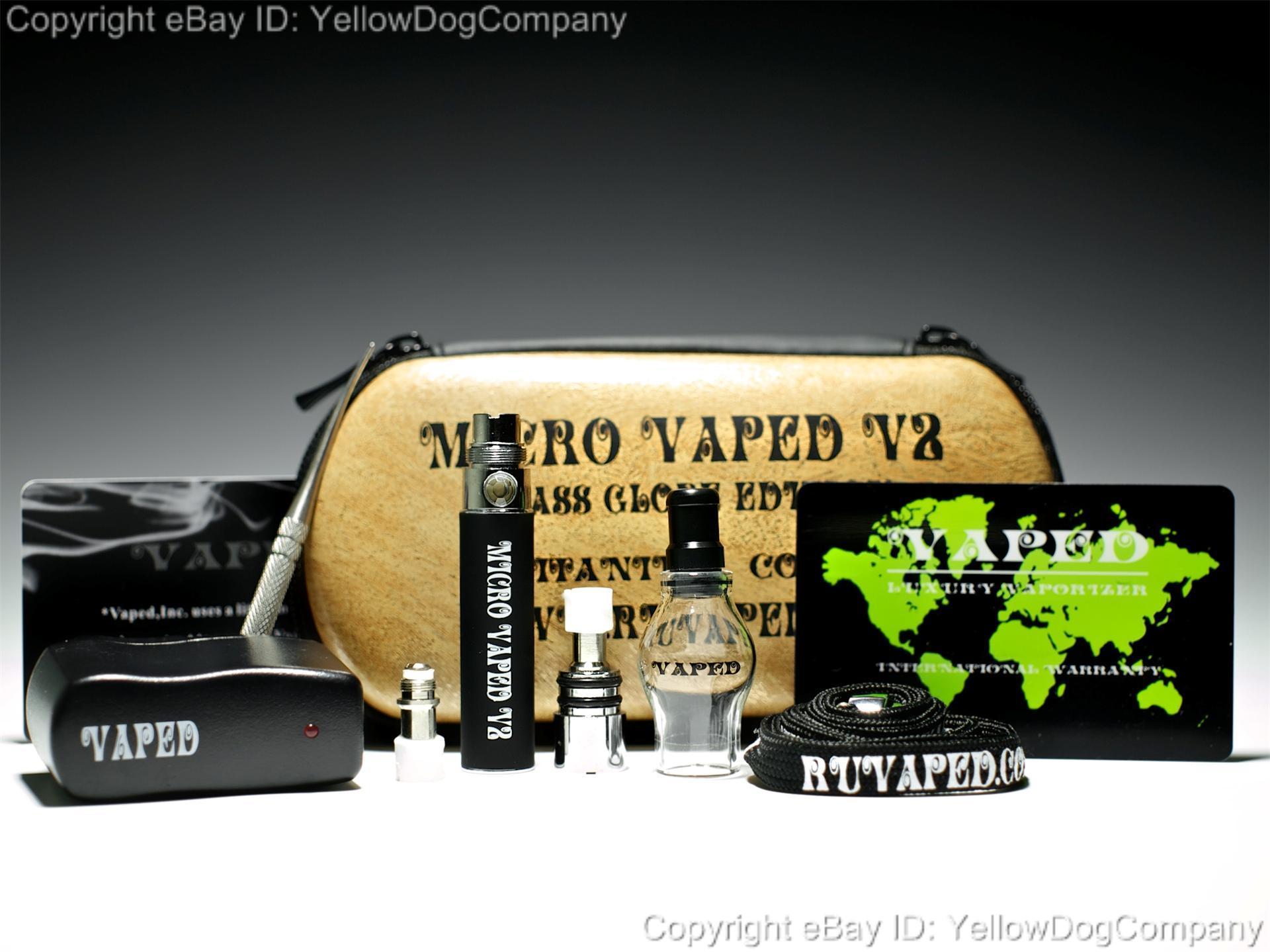 Micro Vaped V2 Kit Glass Globe Edition Portable Vaporizer Vape Pen 2X