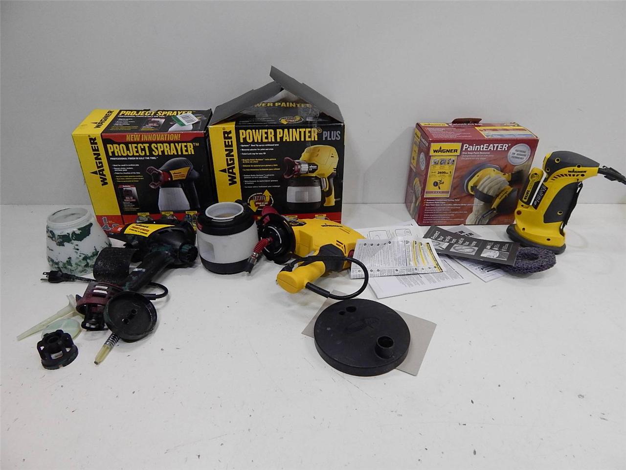 Mixed Lot 3 Wagner Paint Eater Project Sprayer & Power Painter 14373 eBay