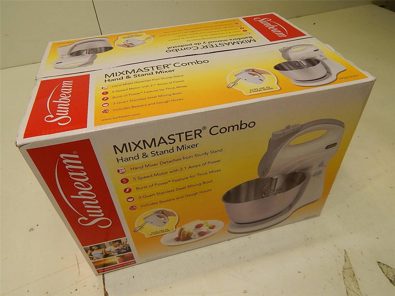 Sunbeam FPSBHS0301 Mixmaster Combo Hand & Stand Mixer 14707 eBay