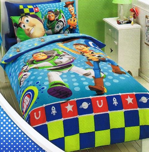 Disney Toy Story Bonus Score Buzz Woody Double Bed Quilt Duvet