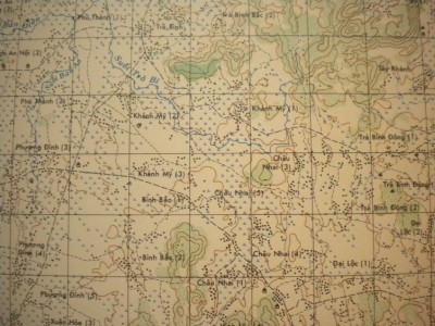Hill 411 Vietnam map HAPPY VALLEY HILL 54 LZ STINSON 6739 III  eBay