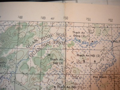 Hill 411 Vietnam map HAPPY VALLEY HILL 54 LZ STINSON 6739 III  eBay