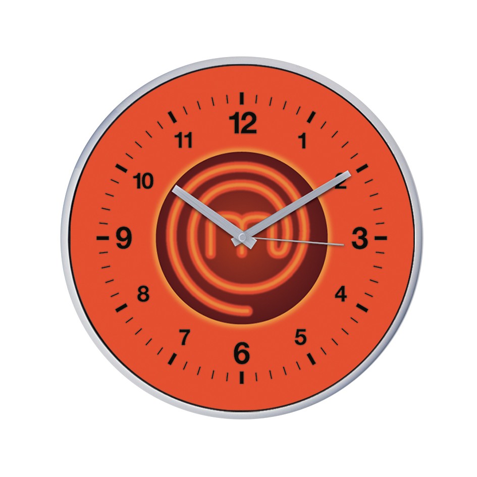 NEW MasterChef Stainless Steel Kitchen Wall Clock Gift eBay