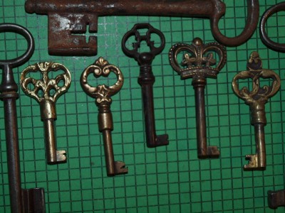 375509220 tp 8 Old Vintage Antique Keys Skeleton Ornate