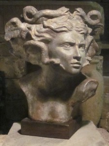 ancient medusa statue