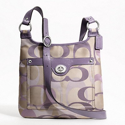 ... Penelope Optic Signature Hippie Cross Body Handbag Khaki Purple F17479 ... Penelope Optic Signature Hippie Cross Body Handbag Khaki Purple F17479