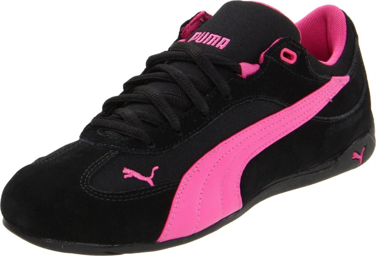 Puma Women's Fast Cat SM Fashion Sneakers Shoes Black Raspberry Rose eBay