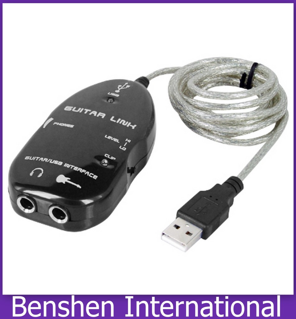 Guitar-to-USB-Interface-Link-Cable-PC-Recording