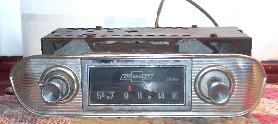 Help identifying an old Chevy radio? Chevy Tri Five Forum