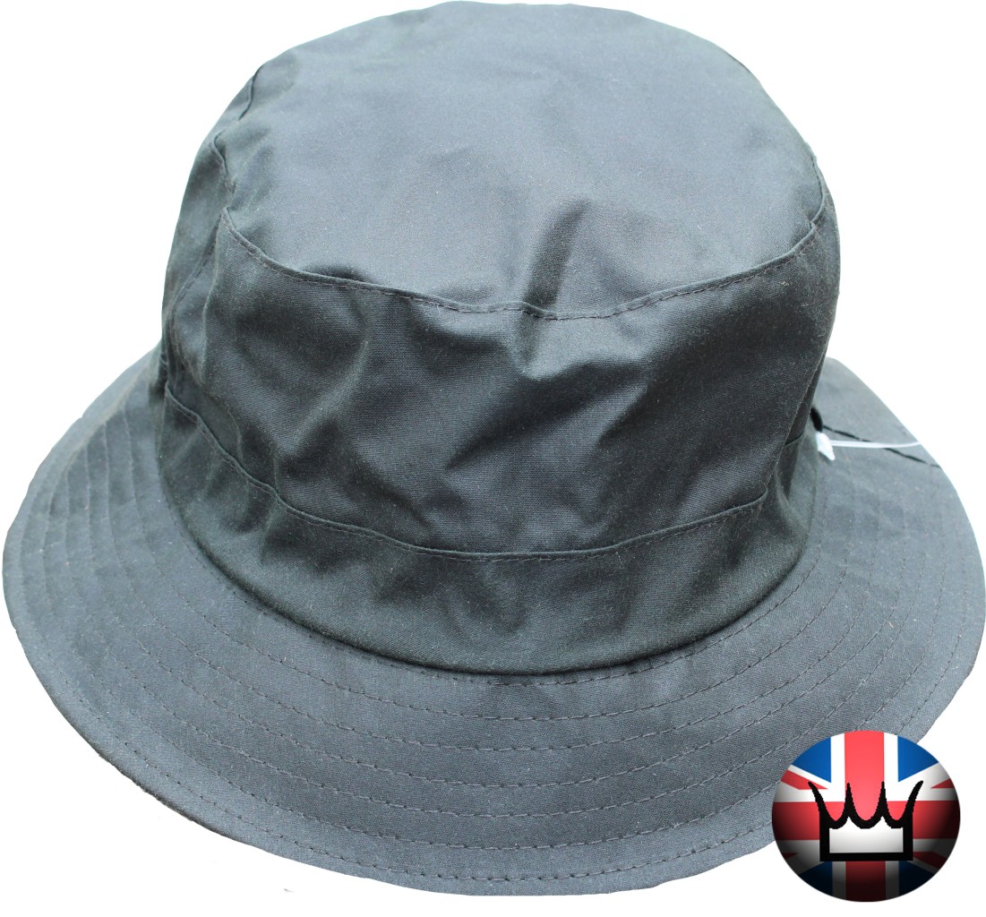 Mens Bucket Sun Hat Fishing Hunting Walking Shooting 100 Wax Cotton S
