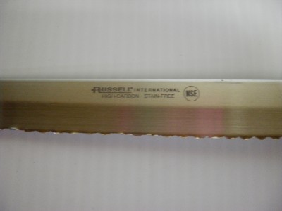 Good Bread Knife on Russell Bread Knife 8    Wavy  High Carbon   Stain Free   Ebay