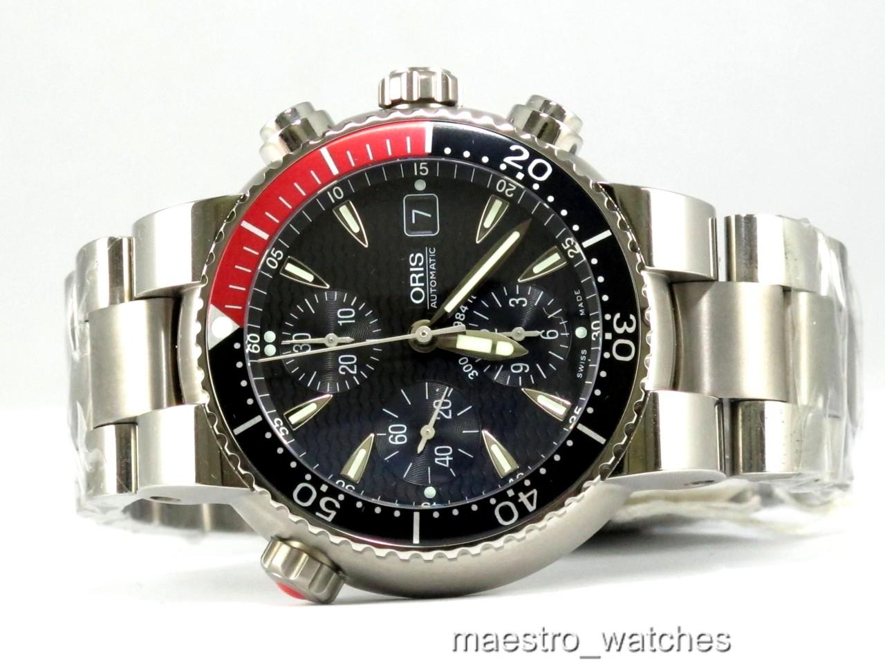 oris titanium diver chronograph