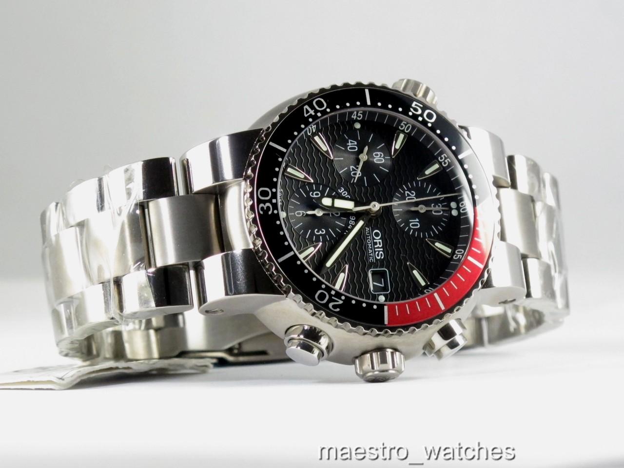 oris titanium diver chronograph