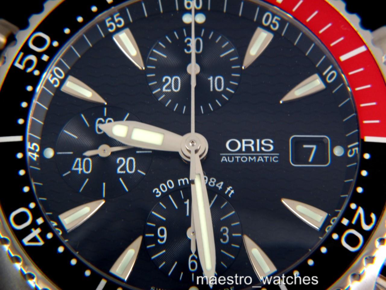 oris titanium diver chronograph