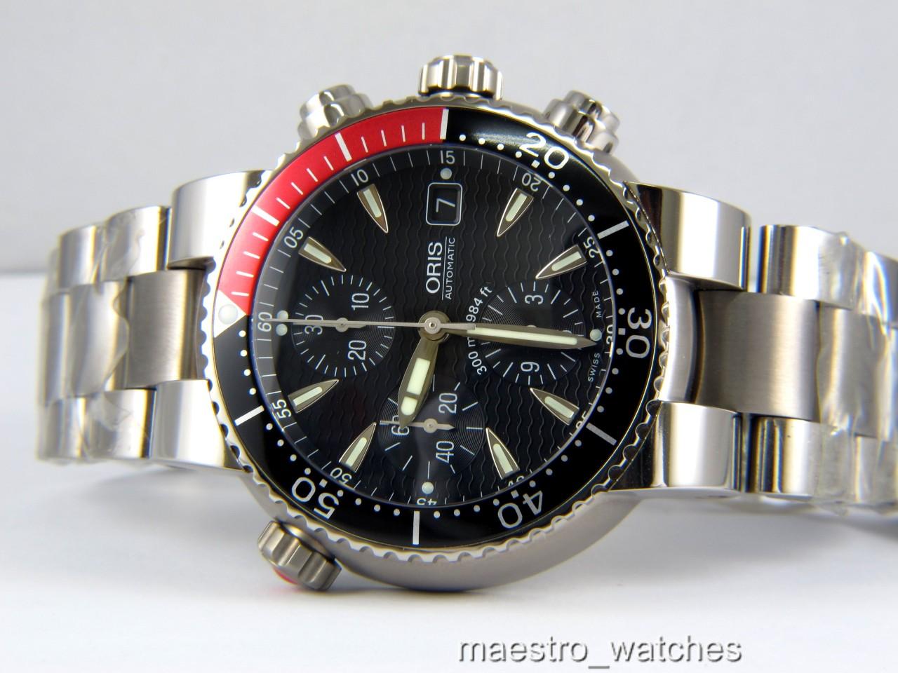 oris titanium diver chronograph