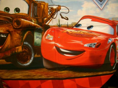  Quilt on 99 Sale Fabric Quilt Panel Disney Cars Mater Lighten Mcqueen  36x45