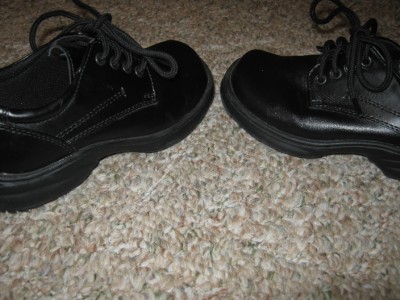 Boys Shoes Size on Beaver Creek Boys Black Dress Shoes Laces Size 11 Med    Ebay