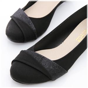ballet flats with wedge heel