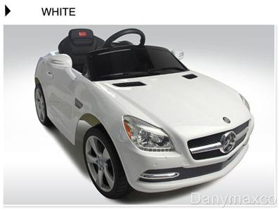 White mercedes benz power wheel #5