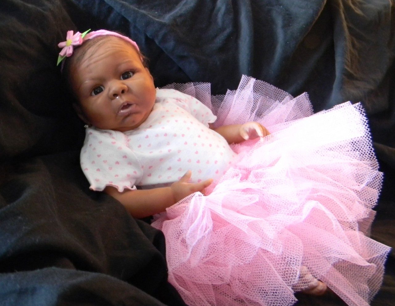 Precious Ethnic/African American Reborn Baby Girl! OOAK eBay