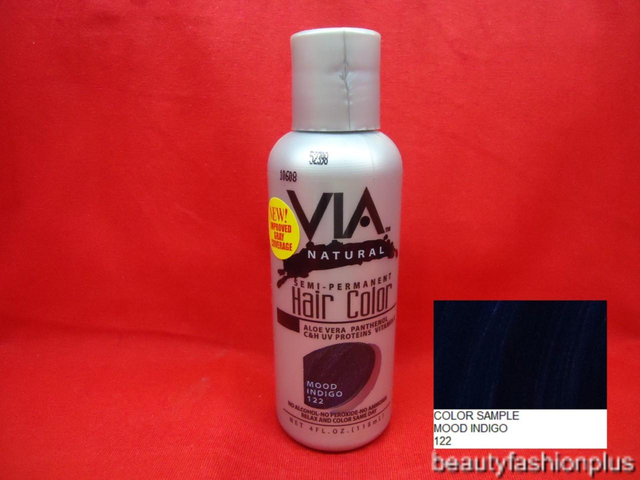 Via Natural Semi Permanent Hair Color 4 oz All Colors | eBay
