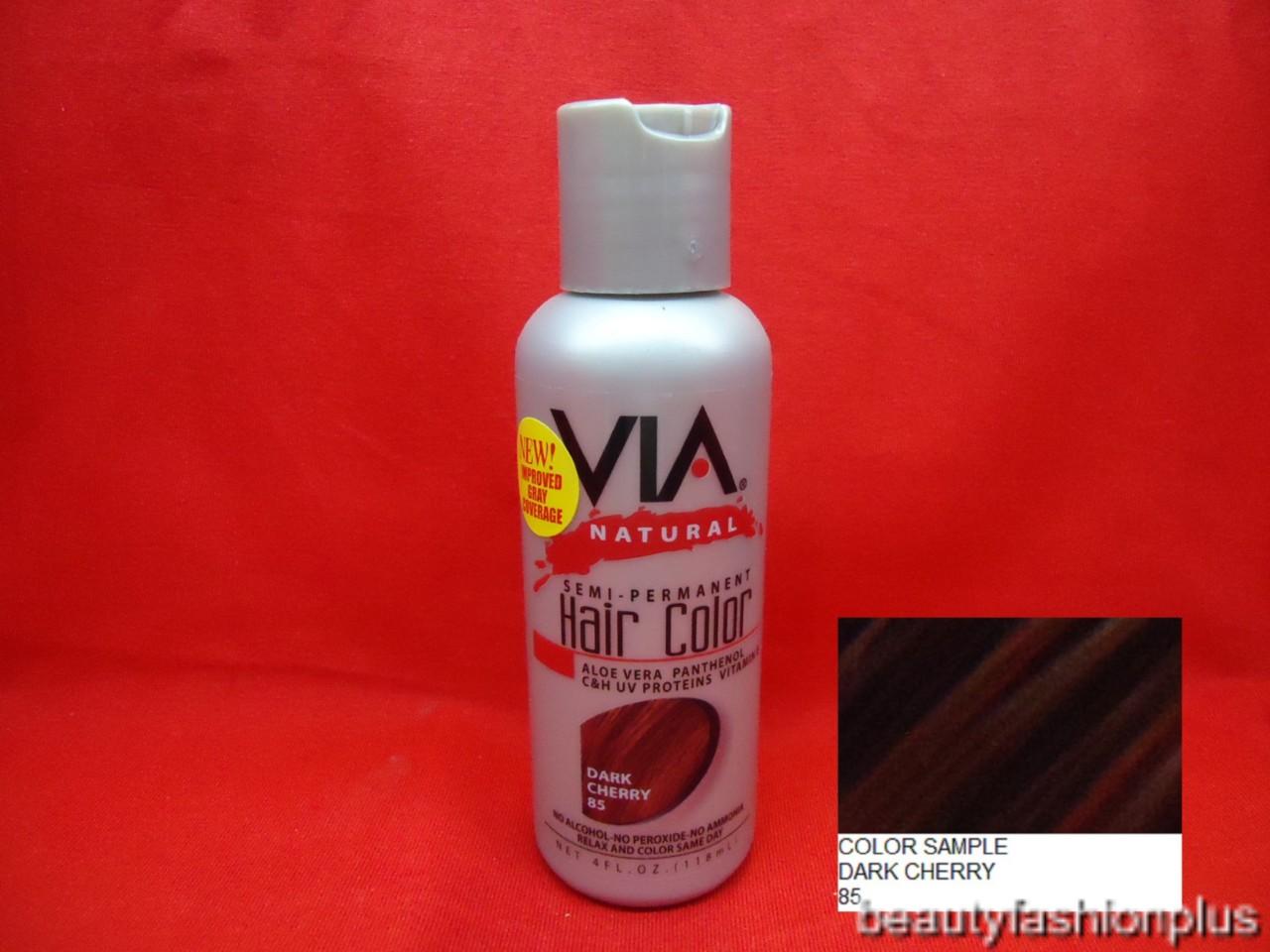 Via Natural Semi Permanent Hair Color 4 oz All Colors | eBay