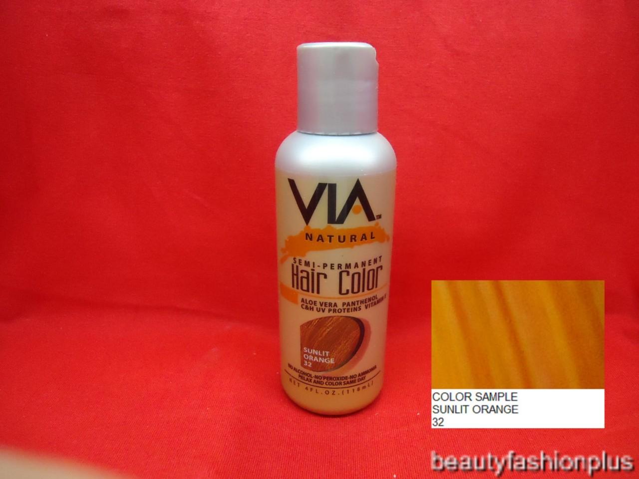 Via Natural Semi-Permanent Hair Color 4 OZ, All colors | eBay