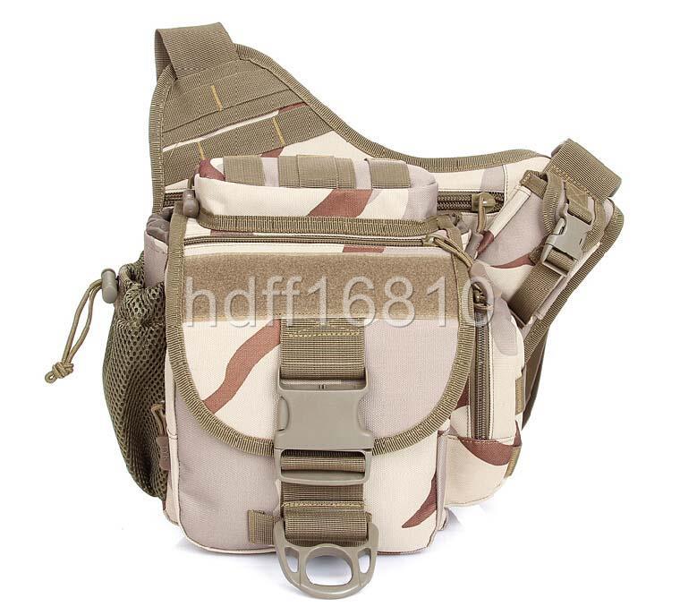 Every Day Carry Tactical Messenger MOLLE Side Sling Shoulder Bag W/Pistol Pocket | eBay