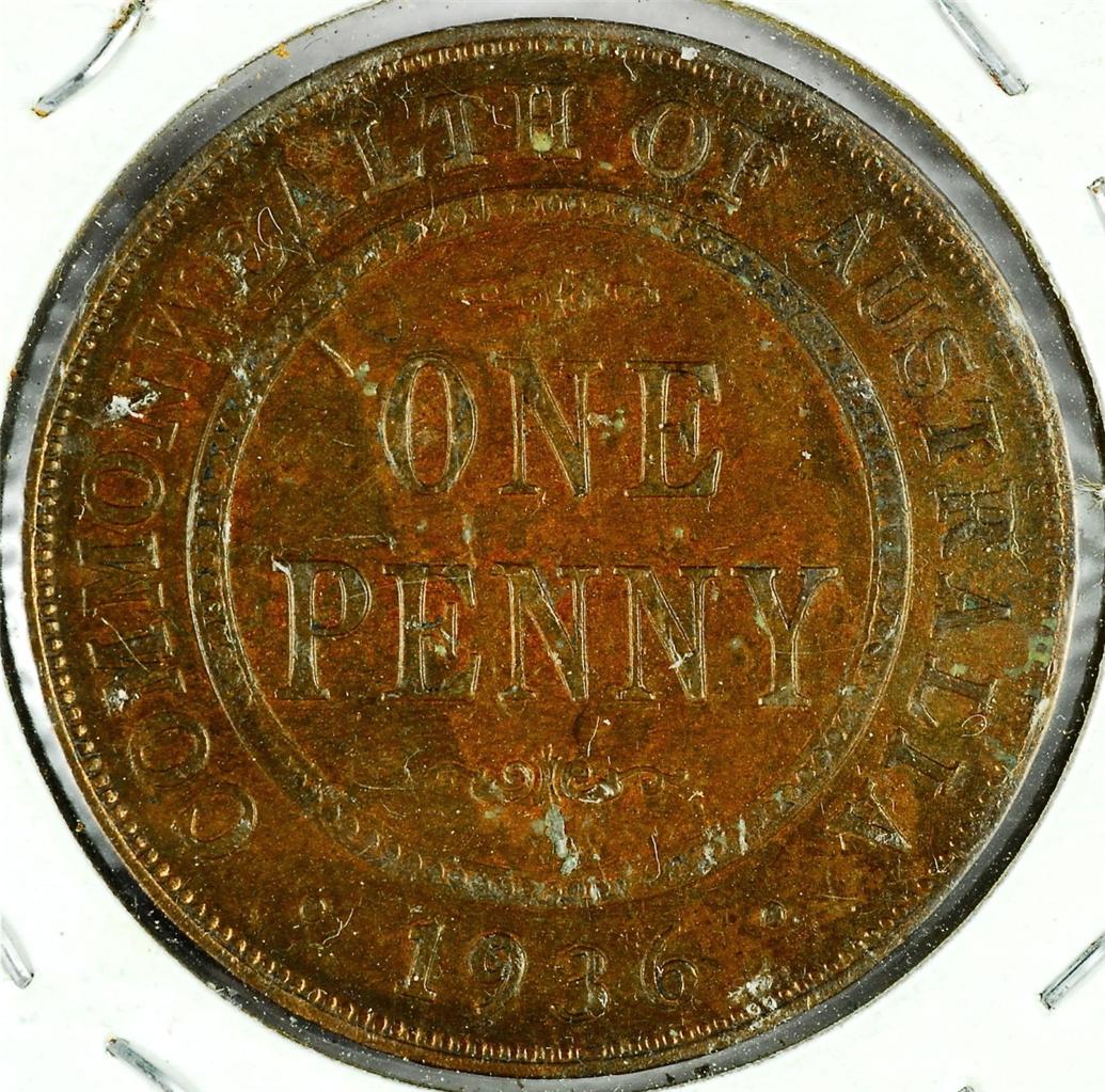 1936 Australian Penny Km23, TN28 eBay 1936 Australian Penny Km23, TN28 eBay