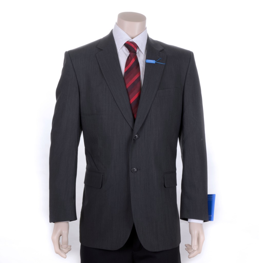 NEW! VAN HEUSEN Performa Suit Jacket [Charcoal Grey] | eBay