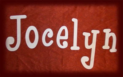 Baby Letters Nursery on Personalized Wooden Wall Letters Baby Nursery Wood Ebay