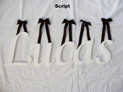 Wooden Letters  Baby Room on Custom Wooden Painted Nursery Letters Child Wood Wall Baby Name   Ebay