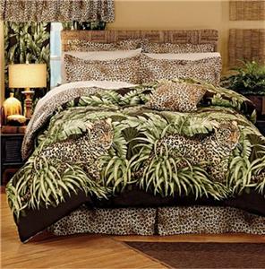 tropical jungle cat themed leopard comforter shams tropical jungle cat themed leopard comforter shams