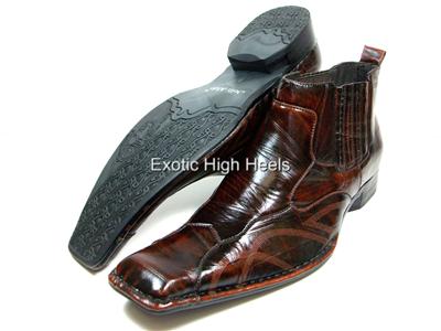 Mens Brown Dress Shoes on Aldo Mens Fashion Brown Ankle High Boots Styled In Italy Designer