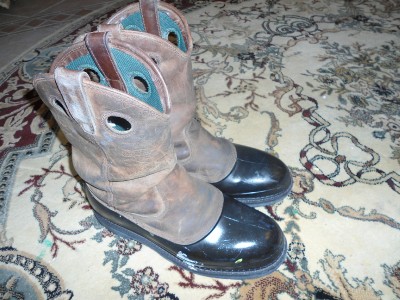 Steel  Shoes   on Georgia Steel Toe Work Boots Size 10 W Us Men Used   Ebay