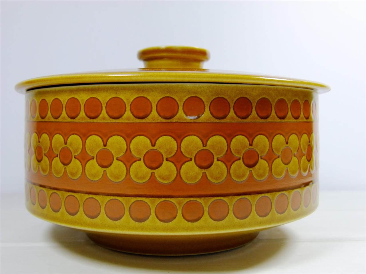 Vintage Retro 1970's Hornsea Pottery Saffron Tureen