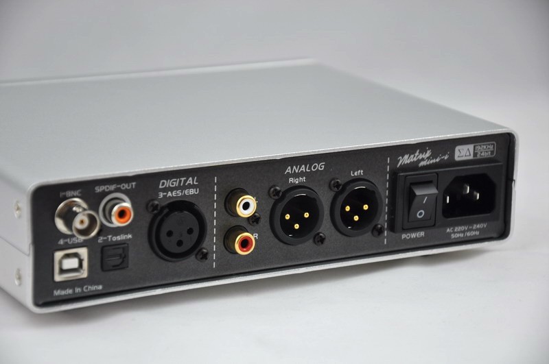 Matrix minii 24bit/192kHz Balanced DAC+Remote Control