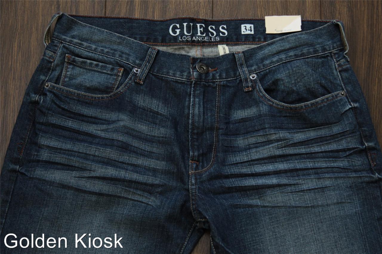 GUESS Lincoln Slim Straight Denim Jeans for men NWT 30 32 34 36 38 eBay