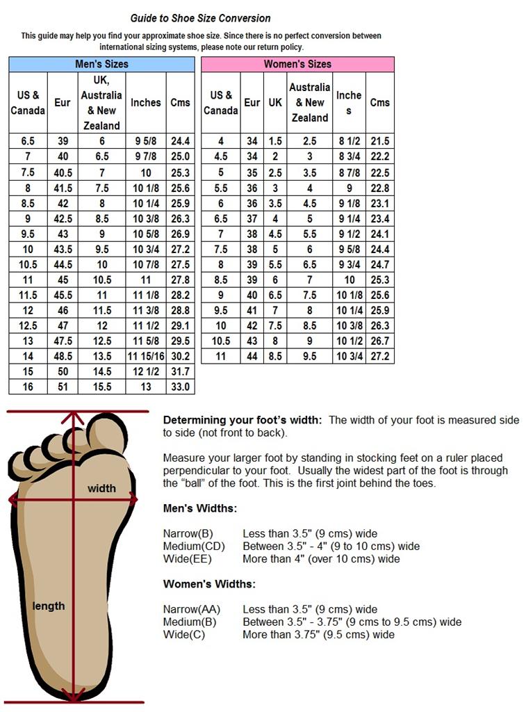 new balance 993 size chart