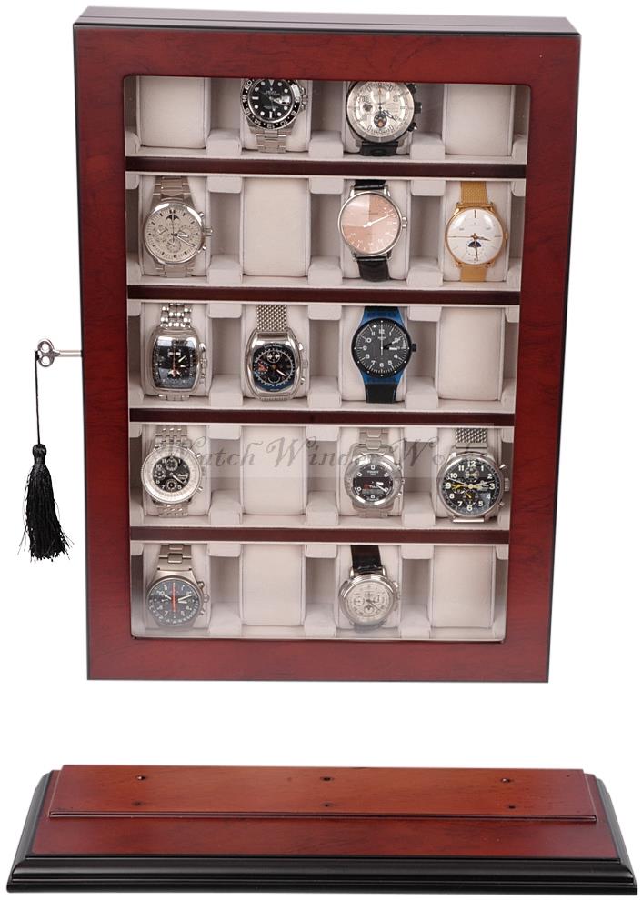 Professional Luxury Display Watch Storage Box for 20 watchesmodel