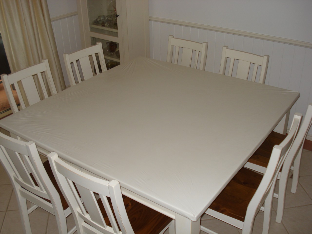 fitted dining room table covers