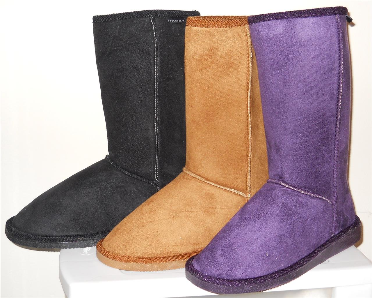 Polar Bear Boots "Warm, Stylish & So Comfy" Black, Purple & Chestnut eBay