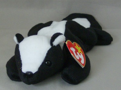 TY BEANIE BABY STINKY THE SKUNK NWT BORN FEBRUARY 13, 1995. | eBay