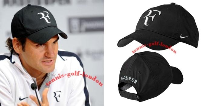 roger federer hat black