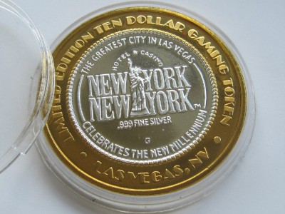 Antique Jewelry  Vegas on Strike Ten Dollar  10 Ny Las Vegas Motown Fine Silver  999   Ebay