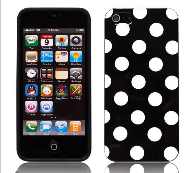 iphone 4 4s apple soft tpu polka dot glossy jelly silicon iphone 4 4s apple soft tpu polka dot glossy jelly silicon